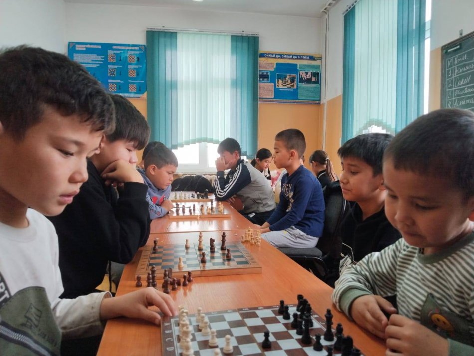 5-9 сыныптар арасында Шахматтан "ұлдар, қыздар" арасында жарыс болып өтті.